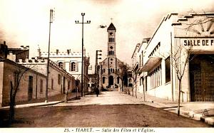 TIARET - SALLE DES FETES ET EGLISE